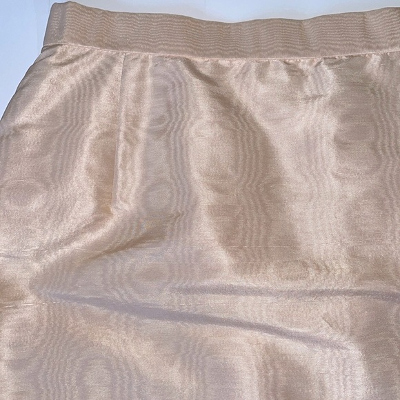 Oscar De La Renta Vintage NWT Silk Moire Pencil Skirt - Picture 3 of 11